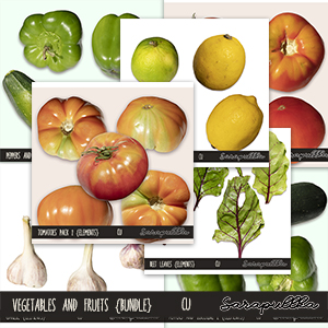 CU Fruits and Vegetables Elements Bundle