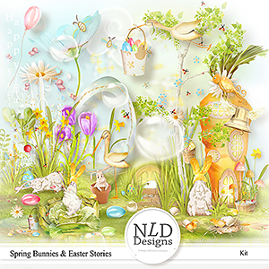 Spring Bunnies and Easter Stories Kit