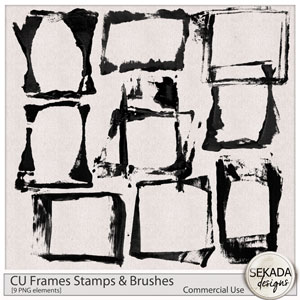 CU Frames Stamps & Brushes by Sekada Designs