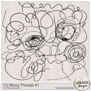 CU Messy Threads #1 by Sekada Designs 
