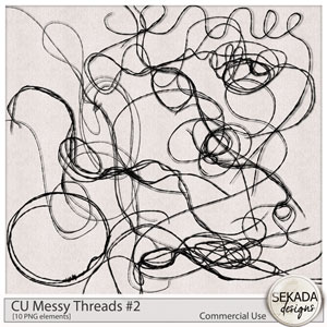 CU Messy Threads #2 by Sekada Designs