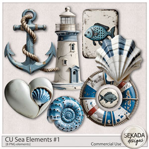 CU Sea Elements #1 by Sekada Designs