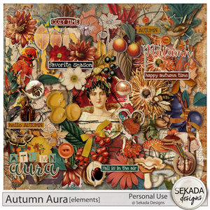 Autumn Aura Elements by Sekada Designs