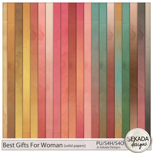 Best Gifts For Woman Solid Papers by Sekada Designs