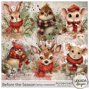Before the Seasone Artsy Creatures by Sekada Designs 
