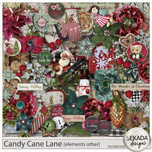 Candy Cane Lane Elements Other by Sekada Designs