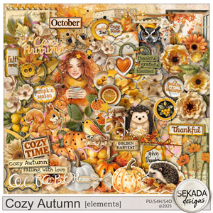 Cozy Autumn Elements by Sekada Designs