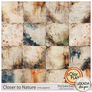 Closer to Nature Mix Papers by Sekada Designs  