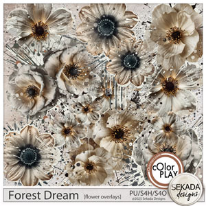 Forest Dream Flower Overlays by Sekada Designs Forest Dream Flower Overlays by Sekada Designs