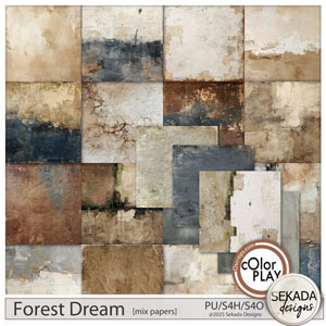Forest Dream Mix Papers by Sekada Designs