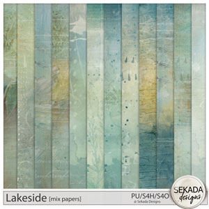 Lakeside Mix Papers by Sekada Designs