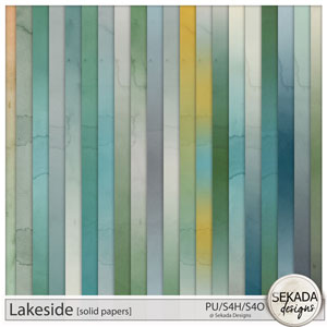 Lakeside Solid Papers by Sekada Designs