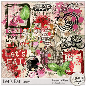 Let's Eat Artsy by Sekada Designs