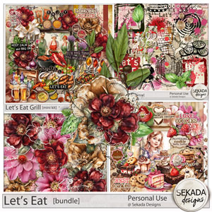 Let's Eat Bundle by Sekada Designs