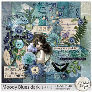 Moody Blues dark Mini Kit by Sekada Designs 