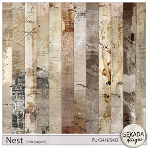 Nest Mix Papers by Sekada Designs