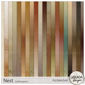 Nest Solid Papers by Sekada Designs