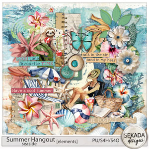 Summer Hangout seaside elements by Sekada Designs