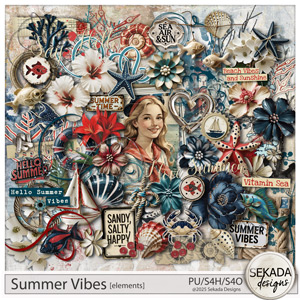 Summer Vibes Elements by Sekada Designs