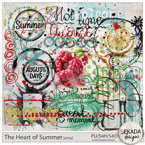The Heart of Summer Artsy by Sekada Designs 
