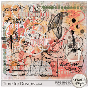 Time for Dreams Artsy by Sekada Designs