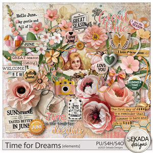 Time for Dreams Elements by Sekada Designs 