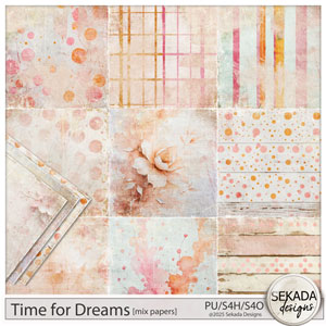 Time for Dreams Mix Papers by Sekada Designs