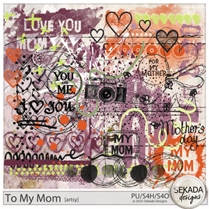 To My Mom Artsy by Sekada Designs