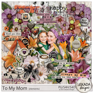 To My Mom Elements by Sekada Designs