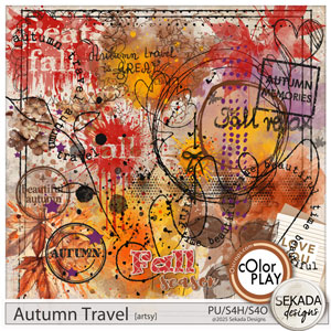 Autumn Travel Artsy by Sekada Designs