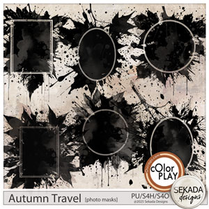 Autumn Travel Photo Masks by Sekada Designs