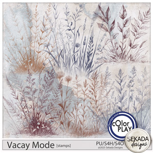 Vacay Mode Stamps by Sekada Designs