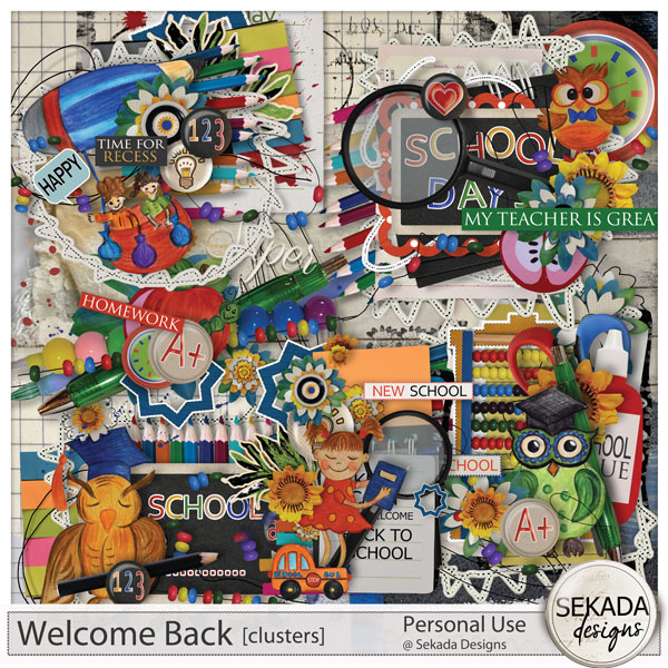 Welcome Back Clusters by Sekada Designs 
