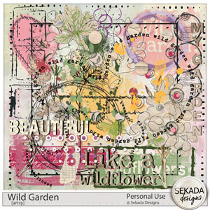 Wild Garden Artsy by Sekada Designs 