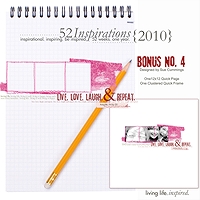 52 Inspirations :: 2010 {BONUS No. 4}