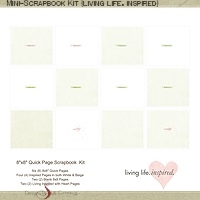 Mini-Scrapbook Kit {living inspired} BONUS No. 2