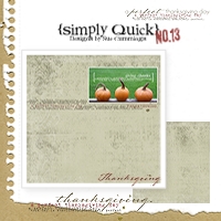 Simply Quick #13 {Thanksgiving}