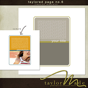 Taylored Pages No 6