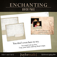 Enchanting Quick Page BOTH SIZES