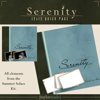 Serenity Quick Page 12x12