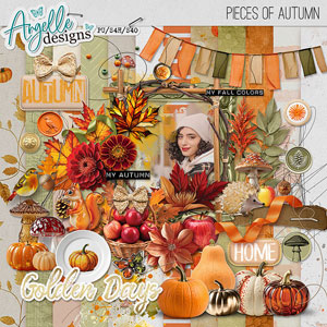 Pieces of Autumn by Angelle Designs