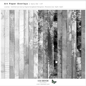 Art Paper Overlays Sets 06 and 07