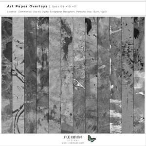 Art Paper Overlays Sets 09 10 11