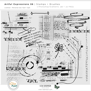 Artful Expressions 06 Stamps and Brushes