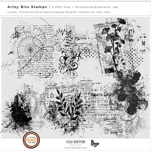 Arty Bits Stamps and Brushes