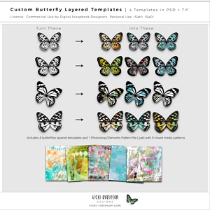 Custom Butterfly Templates