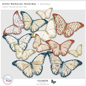 Artful Memories Yesterday Butterflies