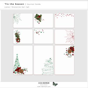 Tis the Season Journal Cards