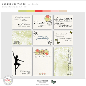 Junque Journal 03 Art Cards