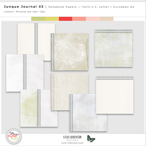 Junque Journal 03 Notebook Papers